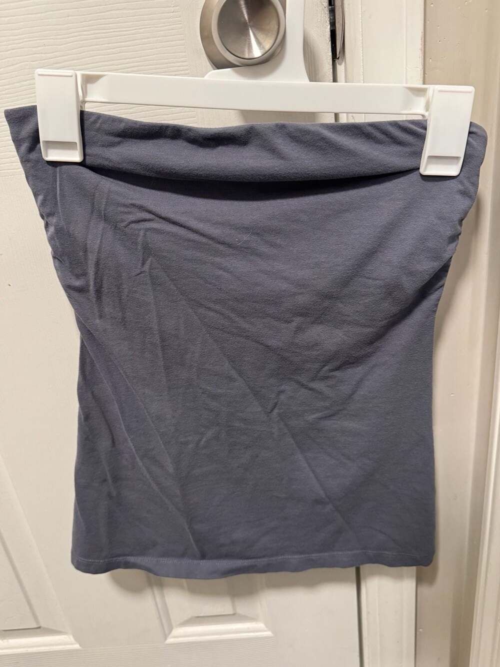 Mossimo Women's Gray Cotton-Spandex Tube Top